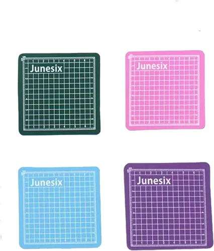 4 mini almohadillas de corte autorreparables para manualidades, alfombrilla de corte de costura pequeña, mini tabla de cortar antideslizante para