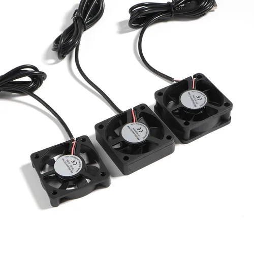 Miniatura 8 de Conector USB de 5 V, 4500-5500 rpm, ventilador de PC, disipador de calor, ventilador de refrigeración de CPU, 1.969 x 1.969 in, 5 V, USB, ventilador