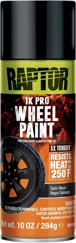 Miniatura 11 de RAPTOR Esmalte para Motor, Pintura en Aerosol Automotriz, Resistente al Calor, Grado Profesional, Fácil de Usar, Negro Graso, 10 oz negro (Fat Black)