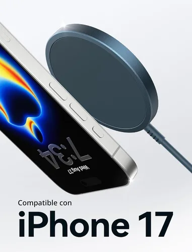 Miniatura 2 de JSAUX Cargador para iPhone 17 Magsafe Carga Inalámbrica, Compatible con iPhone 17 Air Pro Max/16/15/14/13/12 Series, Almohadilla de Carga Magnética