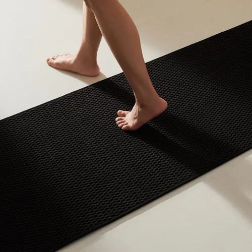Miniatura 18 de TYUU Alfombras de Baño Antideslizantes Lavables, Tapete de Baño Súper Absorbente Delgado de Pila Baja para Secar Rápido, Alfombra de Baño Pequeña