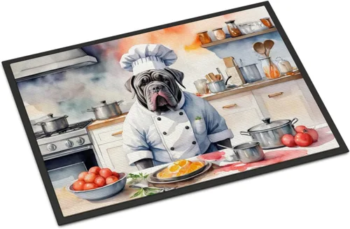 Miniatura 169 de Caroline's Treasures DAC6179MAT Affenpinscher - Tapete para puerta delantera, para interiores y exteriores, para entrada, antideslizante, lavable