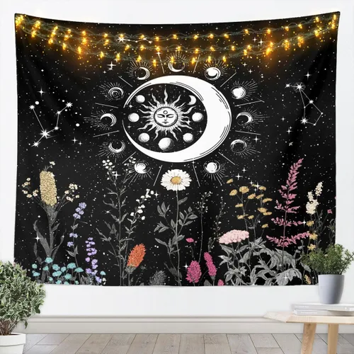 Miniatura 8 de Feelyou Tapiz de auto deportivo Yin Yang, tapiz para colgar en la pared para niños, niñas, hombres, deportes extremos, decoración fresca de carreras