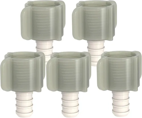 Miniatura 16 de SEAFLO Acoplamiento de tubería PEX de plástico de 90 grados 1/2" Barb x 1/2" adaptador de codo de ajuste de púas compatible con tubo PEX o PE-RT