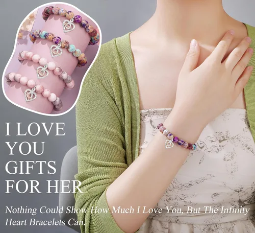 Miniatura 3 de Regalo único para mujer, regalo significativo para hija, nieta, joyería colorida para mujer, regalo para mamá, esposa, hermana, abuela, tía