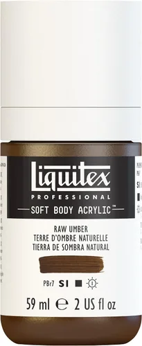 Miniatura 64 de Liquitex Professional Soft Body - Pintura acrílica, botella de 2 onzas (59 ml), blanco titanio Titanio Blanco