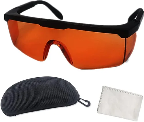 Miniatura 9 de Gafas de Seguridad de Protección contra Luz UV, Gafas Protectoras de Bloqueo de Luz Azul UVC 400, Lentes Ansi Z87 con Patillas Ajustables, Gafas