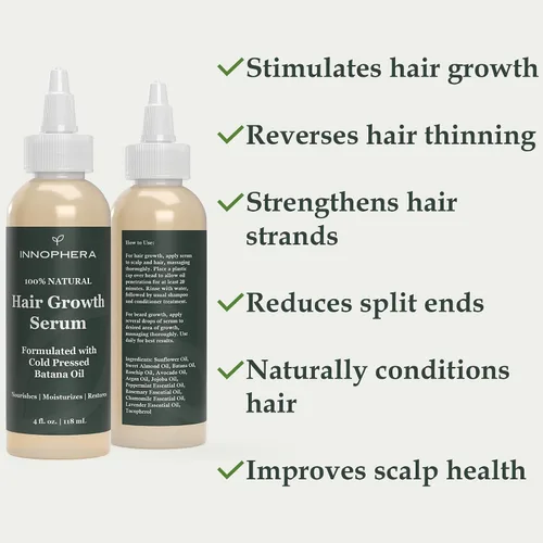 Miniatura 2 de Aceite de batana para el crecimiento del cabello y el cuero cabelludo - Con aceites de jojoba, argán, romero y lavanda - Suero natural vegano