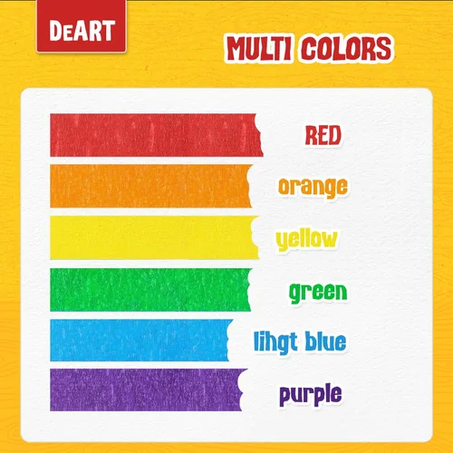 Miniatura 2 de DEART Cinta adhesiva de colores para pintores, 12 o 8 unidades, 1 pulgada o 0.6 pulgadas, suministros de arte para niños, codificación, pizarra