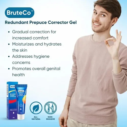 Miniatura 4 de BruteCo - Gel corrector de prepucio redundante, gel corrector para prepucio excesivo, acción rápida y suave (1 unidad)