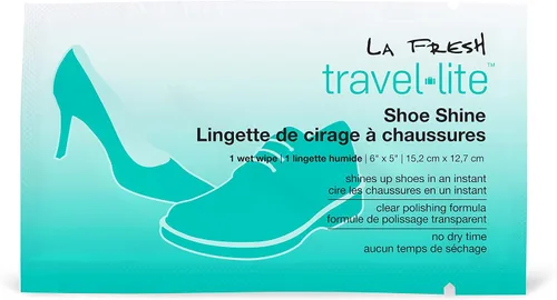Miniatura 7 de LA Fresh Travel Lite - Toallitas de limpieza prehumedecidas para zapatos, paquete de 50 toallitas de limpieza envueltas individualmente, sin rayas