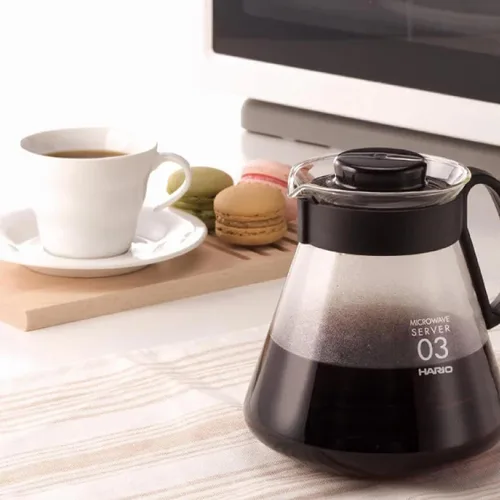 Miniatura 6 de Hario V60 Glass Range - Servidor de café, 12.2 fl oz, color negro