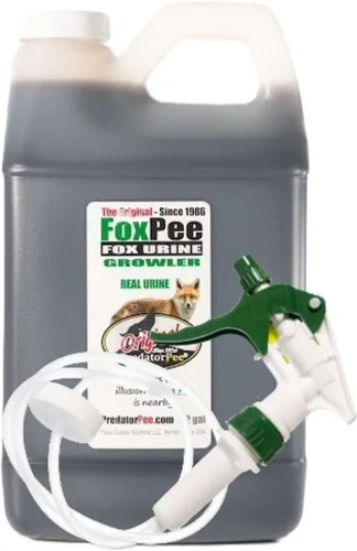 PredatorPee Orina de zorro 100% - Aroma de marcado territorial - Crea ilusión de que el zorro está cerca