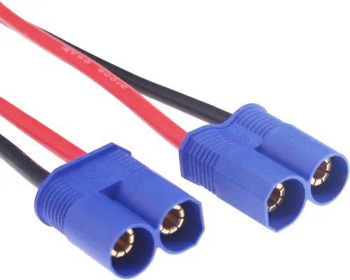 Miniatura 3 de 2 unids EC8 Conector Plug a 0.157 in Banana Plugs Carga Batería Cable Adaptador Cable 12awg 11.8 in