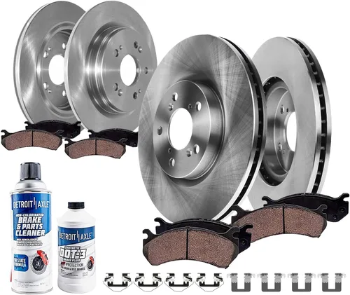 Miniatura 30 de Detroit Axle - Kit de freno para Ford 2022-2023 Maverick Rotores de freno de disco de cerámica con repuesto de hardware: rotores delanteros de 12.80