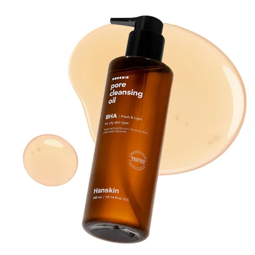 Miniatura 8 de Hanskin BHA - Aceite limpiador de poros, tamaño de prueba de muestra, juego de mini removedor de maquillaje de tamaño de viaje, limpiador suave
