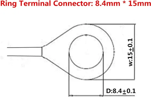 Miniatura 5 de Cable de terminal de anillo tórico – Conector SAE de 2 pies, enchufe SAE a cable de cargador de batería, adaptador de extensión de arnés de terminal
