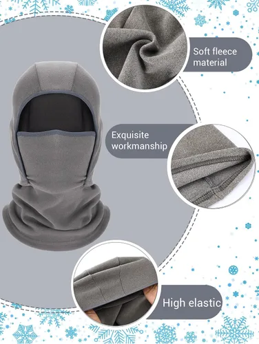 Miniatura 4 de Pasamontañas para niños, resistente al viento, máscara de esquí ajustable para niños, deportes, sombreros de invierno para niños y niñas