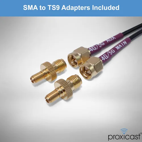 Miniatura 3 de Proxicast Antena de montaje magnético/adhesivo omnidireccional MIMO 4G / 5G de perfil ultra bajo para Verizon, AT&T, T-Mobile módems y enrutadores
