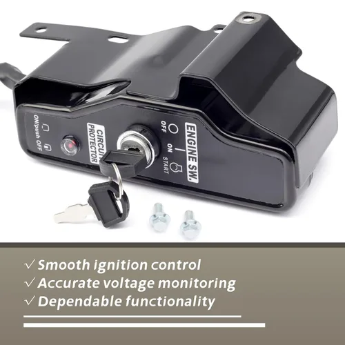 Miniatura 5 de Caja de interruptor de encendido compatible con Harbor Predator 13HP 420cc Engine 60340 60349 69736, caja de control de interruptor de encendido