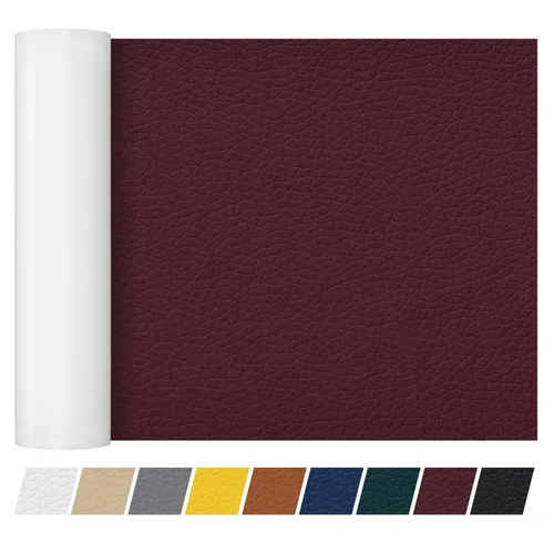 Miniatura 44 de Cinta de parche de reparación de cuero de 4 x 60 pulgadas, cinta autoadhesiva fuerte para muebles, sofás, sillones, asientos de automóvil, armarios