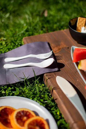 Miniatura 7 de Eco Spoon Open Stock, a granel, juego de 12 piezas, blanco