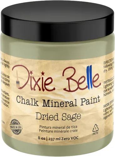 Miniatura 366 de Dixie Belle Paint Company - Pintura con acabado de tiza para muebles, color negro (Caviar), 1 galón, 128 fl oz, pintura mineral color rosa intenso