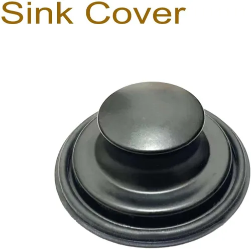 Miniatura 6 de Tapón de fregadero de cocina negro de 3.35 pulgadas para eliminación de basura, tapón de eliminación de basura de acero inoxidable que se adapta a