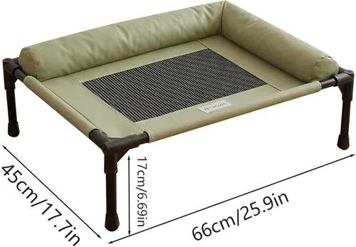 Miniatura 5 de Elevated Cat Bed Washable Breathable Hammock,Lifted Dog Bed Pet Cot - for Puppy Small Medium Breed Home Apartment Living Room Balcony Outdoor