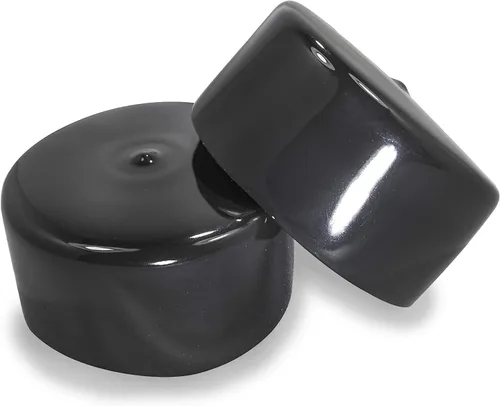 Miniatura 9 de Prescott Plastics Tapones de plástico flexibles de 1/2" (12.7 mm) de diámetro exterior, tapas redondas de tubo de metal negro, inserciones fuertes