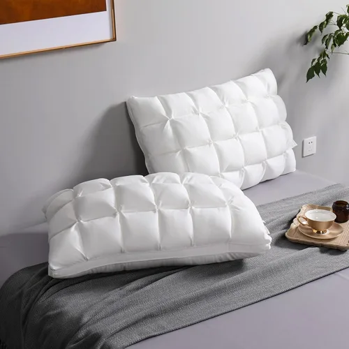 Miniatura 10 de YOUR MOON Almohadas suaves para dormir, almohadas de soporte para la cama, almohada alternativa de plumón esponjosa, almohadas de gel de hotel