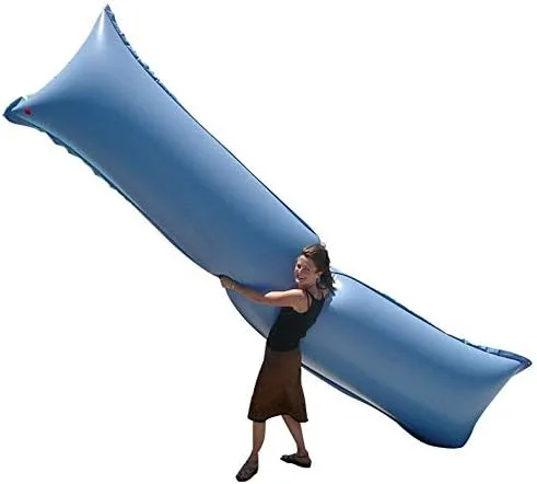 Miniatura 5 de Almohadas de aire para piscinas Material de vinilo resistente azul de 18 Ga. Coloca la almohada de aire debajo de la cubierta de invierno