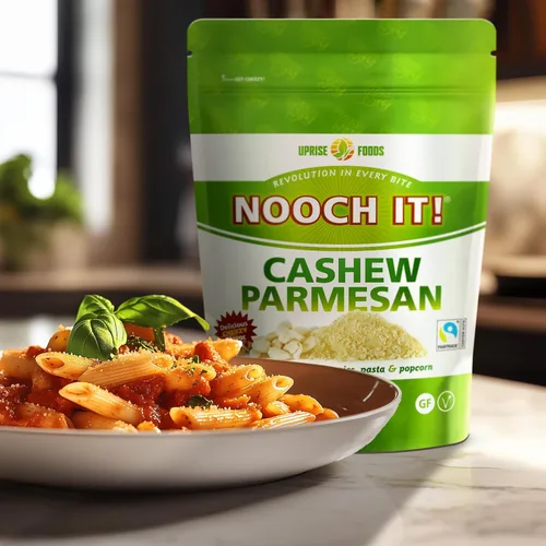 Miniatura 4 de NOOCH IT - Queso vegano de anacardo y parmesano - 12 onzas Sin lácteos, orgánico, comercio justo, cobertura de queso rallado a base de plantas