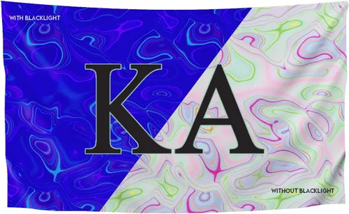 Miniatura 27 de Greek Club Sorority & Fraternity - Bandera de luz negra, 3 pies x 5 pies, licencia oficial, tapiz, exhibición, poliéster, pancarta de letras, CHI