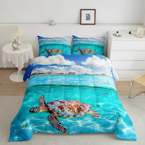 Miniatura 40 de Erosebridal Juego de edredón de béisbol para niños, ropa de cama vintage con bandera americana, tamaño Queen para adultos, niñas, niños