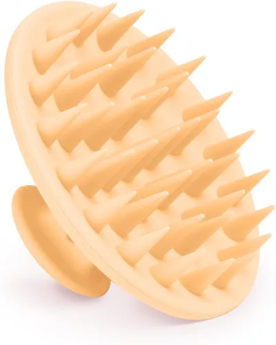 Miniatura 10 de Meartchy Cepillo de champú y masajeador de cuero cabelludo de silicona, cepillo para el cuero cabelludo para el crecimiento del cabello