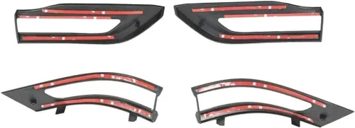 Miniatura 9 de Cubierta de biseles de lámpara trasera negra brillante para Jeep Grand Cherokee 2014-2021, no para Grand Cherokee L 2021