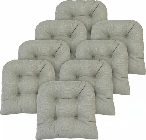 Miniatura 91 de Klear Vu Gripper Overstuffed - Cojines universales antideslizantes para silla de comedor para decoración de cocina o uso de oficina, almohadilla