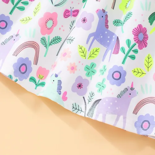 Miniatura 95 de Vestido de verano para niños pequeños, con diseño de dinosaurio, sin espalda, con lazo, vestido de playa de cumpleaños