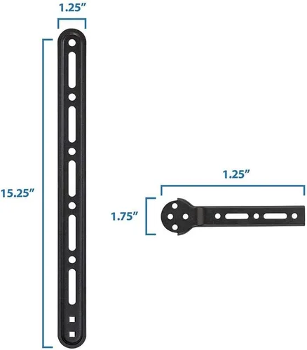 Miniatura 3 de Monoprice Soporte universal para barra de sonido con brazos ajustables, se adapta a pantallas de 23 a 65 pulgadas, barras de sonido de hasta 33