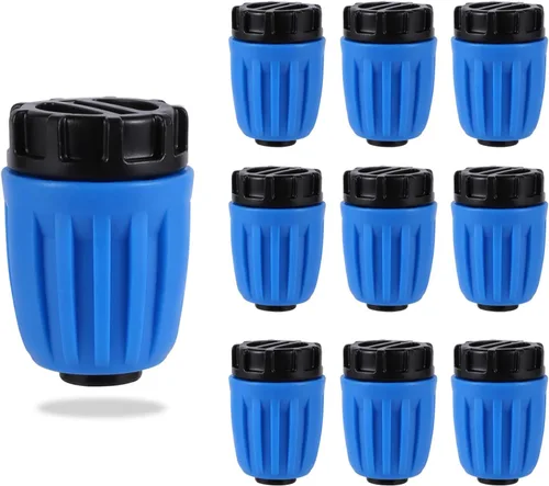 Miniatura 14 de 10 piezas de accesorios de acoplamiento de tubería de riego de 1/2 pulgada (1/2 pulgada de diámetro interior x 0.63 pulgadas de diámetro) tubos