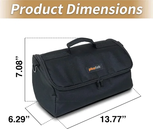 Miniatura 6 de plustek Estuche de transporte para escáner de documentos, a prueba de polvo, antiestático, protector y escáner, Fujitsu ScanSnap y Brother Document