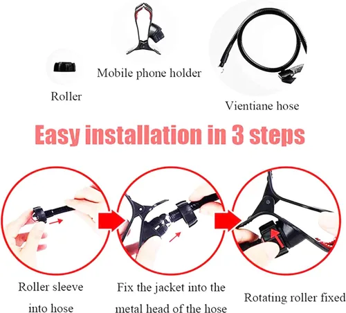 Miniatura 3 de Chapter Seven Soporte universal para teléfono celular con cuello de cisne flexible y brazo ajustable