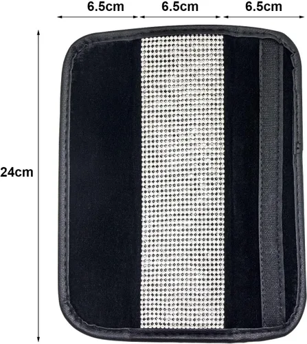 Miniatura 6 de Almohadillas de hombro para cinturón de seguridad, funda para cinturón de seguridad, fundas de cinturón de seguridad de automóvil de cristal