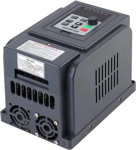 Miniatura 4 de ViaGasaFamido VFD Inversor Variable Frecuencia Drive 1 Fase 220V Entrada 3 Fase 380V Salida AT4-1500X 400Hz 8A Controlador de velocidad del motor