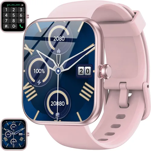 Miniatura 10 de BOOOMIC Reloj inteligente para hombres y mujeres con Alexa integrado, 1.83 pulgadas HD Full Touch, llamadas Bluetooth, monitor de sueño