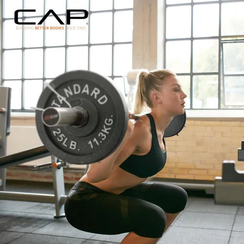 Miniatura 6 de CAP Barbell Placa de peso olímpica de 2 pulgadas Múltiples opciones