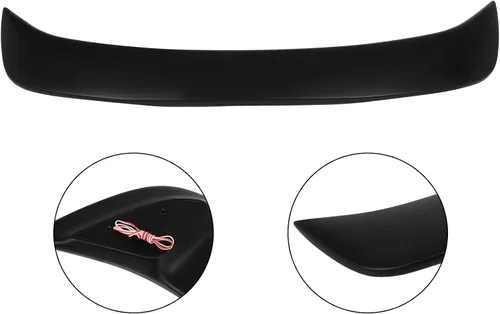 Miniatura 9 de SCITOO Alerón de alerón ABS para Toyota Corolla 1998-2002 negro mate trasero alerón de maletero