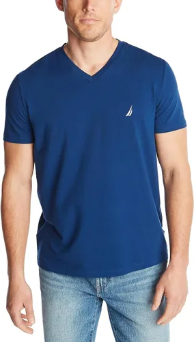 Miniatura 7 de Nautica Camiseta de manga corta con cuello en V para hombre Gris