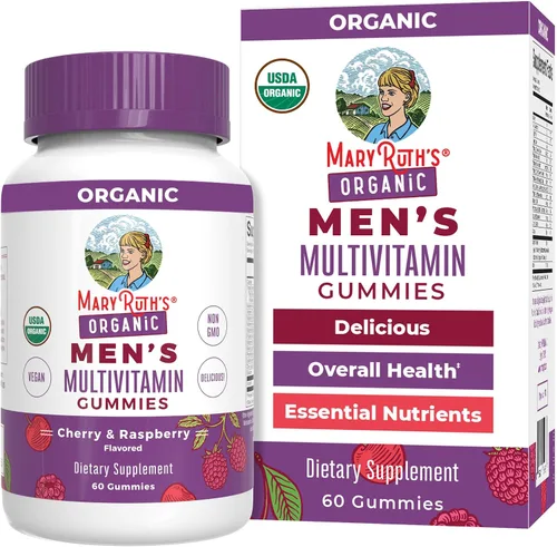Miniatura 11 de Gomitas multivitamínicas para hombre con ingredientes orgánicos, vitaminas veganas para hombres Multivitamínicos diarios para hombres para apoyo